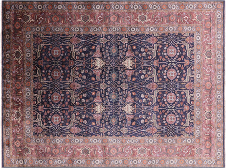 Persian Serapi Hand-Knotted Silk Area Rug - Manhattan Rugs