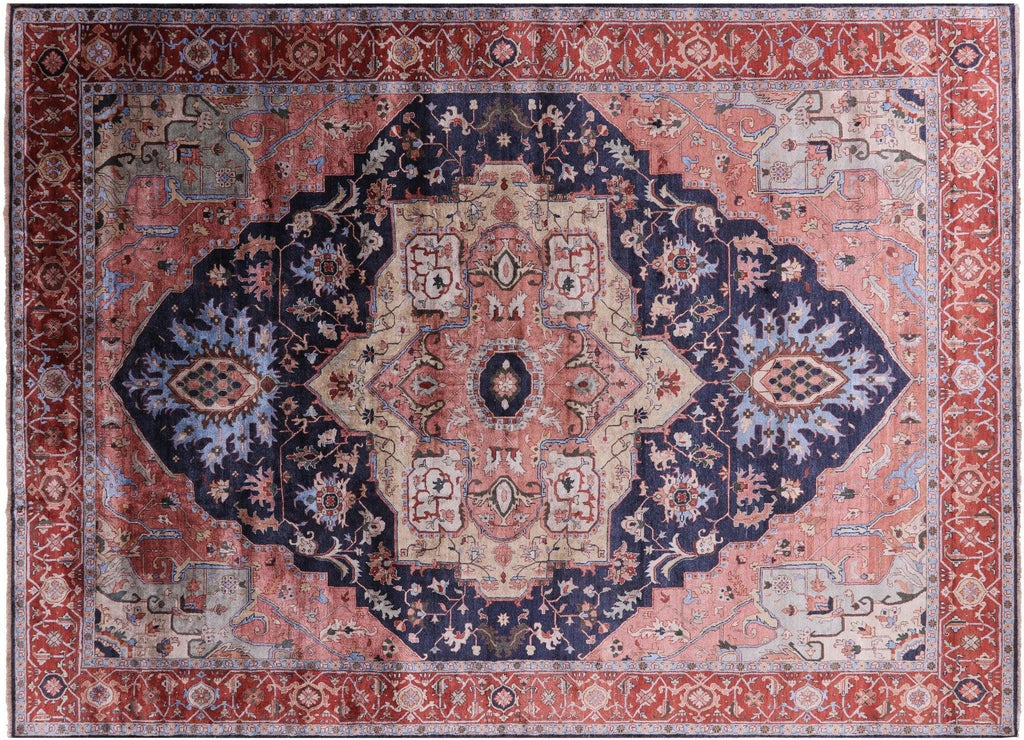 Silk Persian Serapi Hand-Knotted Area Rug - Manhattan Rugs