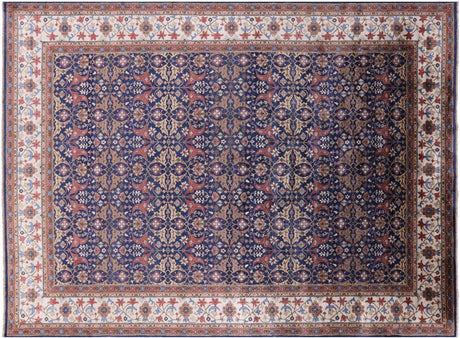 Persian Hand Knotted Silk Area Rug - Manhattan Rugs