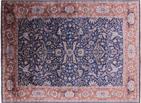 Persian Serapi Hand-Knotted Silk Area Rug - Manhattan Rugs