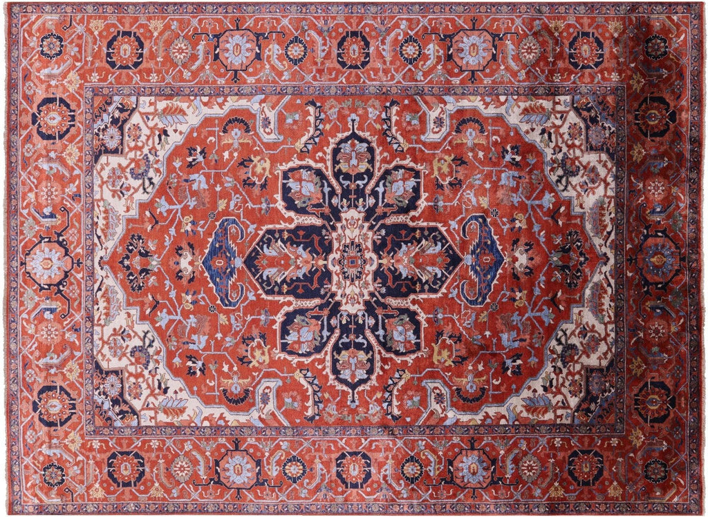 Hand Knotted Silk Serapi Rug - Manhattan Rugs