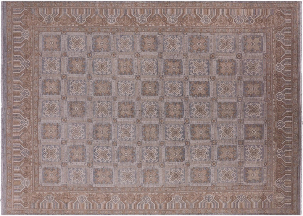 Turkish Oushak Hand-Knotted Wool Area Rug - Manhattan Rugs