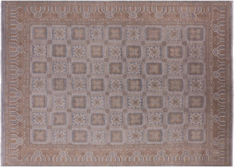 Turkish Oushak Hand-Knotted Wool Area Rug - Manhattan Rugs