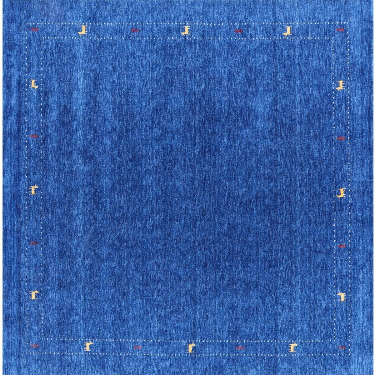8' Square Persian Gabbeh Wool Rug – Manhattan Rugs
