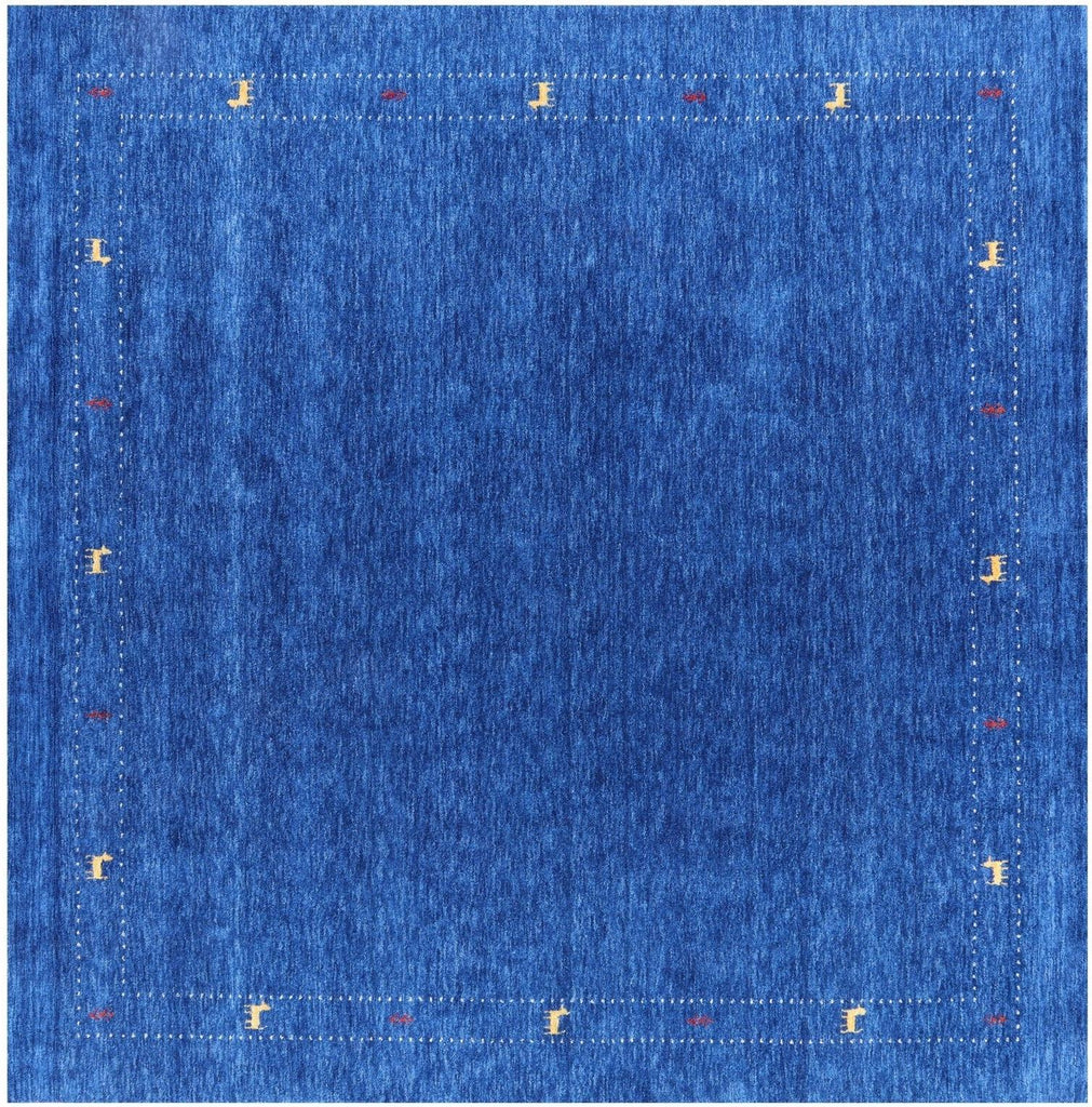 Square Persian Gabbeh Wool Rug - Manhattan Rugs