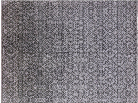 Modern Wool & Silk Hand Knotted Rug - Manhattan Rugs