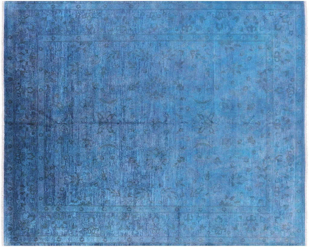 Overdyed Full Pile Wool Area Rug - Manhattan Rugs