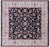 Square Persian Nain Wool & Silk Hand Knotted Rug - Manhattan Rugs