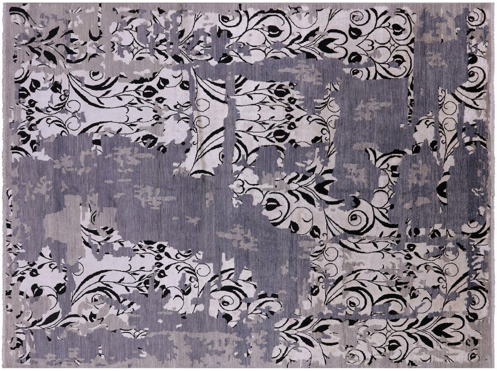 Contemporary Handmade Wool & Silk Rug - Manhattan Rugs