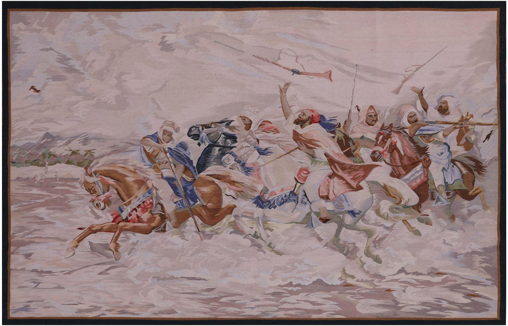 Hunting Tapestry Handmade Rug - Manhattan Rugs