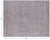 SUPER SALE Ivory 9' 8" X 12' 3" Persian Vintage White Wash Hand Knotted Rug - Q4623