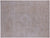 SUPER SALE Ivory 9' 7" X 12' 6" Persian Vintage White Wash Hand-Knotted Wool Rug - Q4626