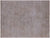 SUPER SALE Ivory 9' 7" X 12' 4" White Wash Persian Vintage Hand Knotted Wool Rug - Q4627