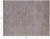 SUPER SALE Ivory 9' 7" X 12' 4" White Wash Persian Vintage Hand Knotted Wool Rug - Q4627