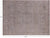 SUPER SALE Ivory 9' 5" X 12' 8" Persian Vintage White Wash Hand Knotted Rug - Q4630