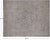 SUPER SALE Ivory 9' 7" X 12' 5" Persian Vintage White Wash Handmade Wool Rug - Q4700