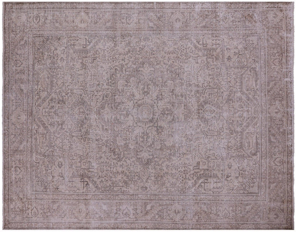 Persian Vintage White Wash Handmade Wool Rug - Manhattan Rugs