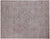 SUPER SALE Ivory 9' 7" X 12' 5" Persian Vintage White Wash Handmade Wool Rug - Q4700
