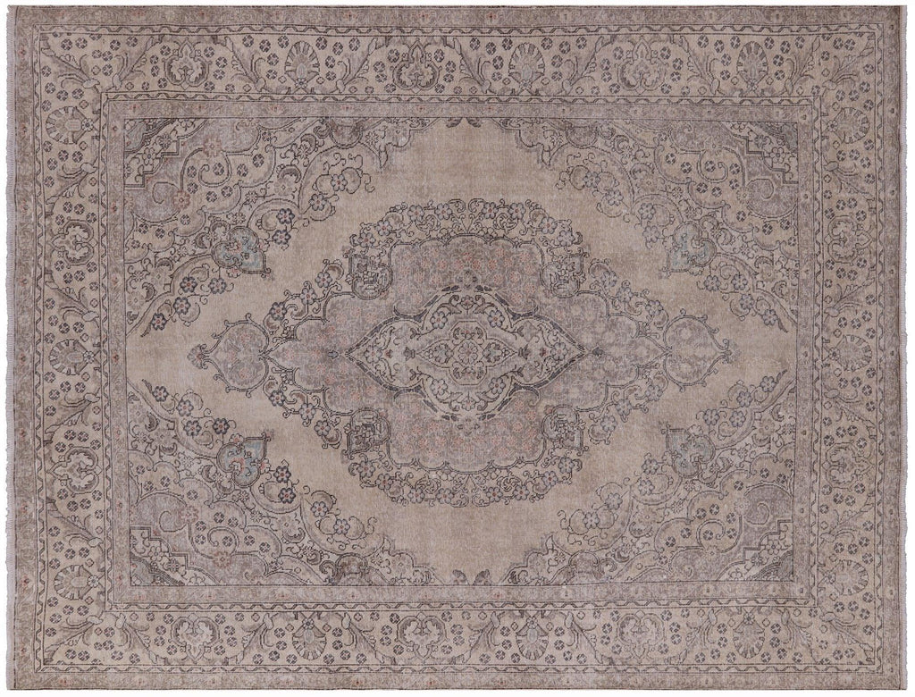 Persian Vintage White Wash Hand Knotted Rug - Manhattan Rugs