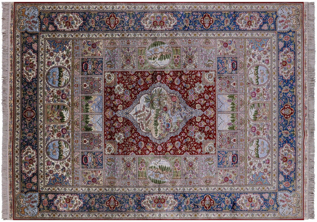 Silk High End Persian Hand Knotted Rug - Manhattan Rugs