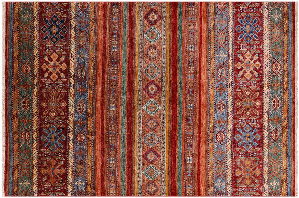 Khorjin Super Kazak Hand Knotted Wool Rug - Manhattan Rugs