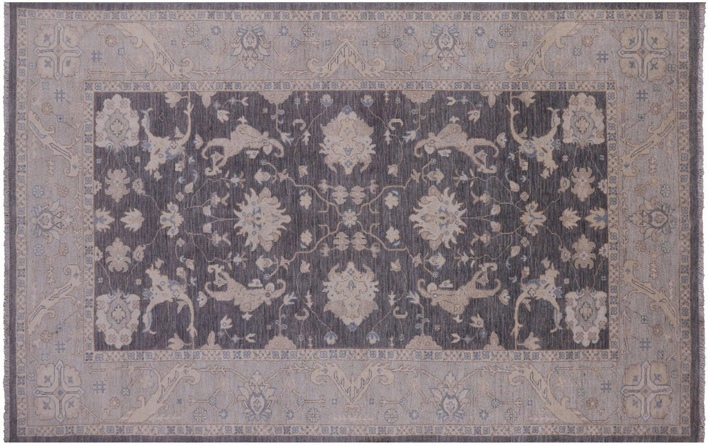 Turkish Oushak Hand-Knotted Rug - Manhattan Rugs