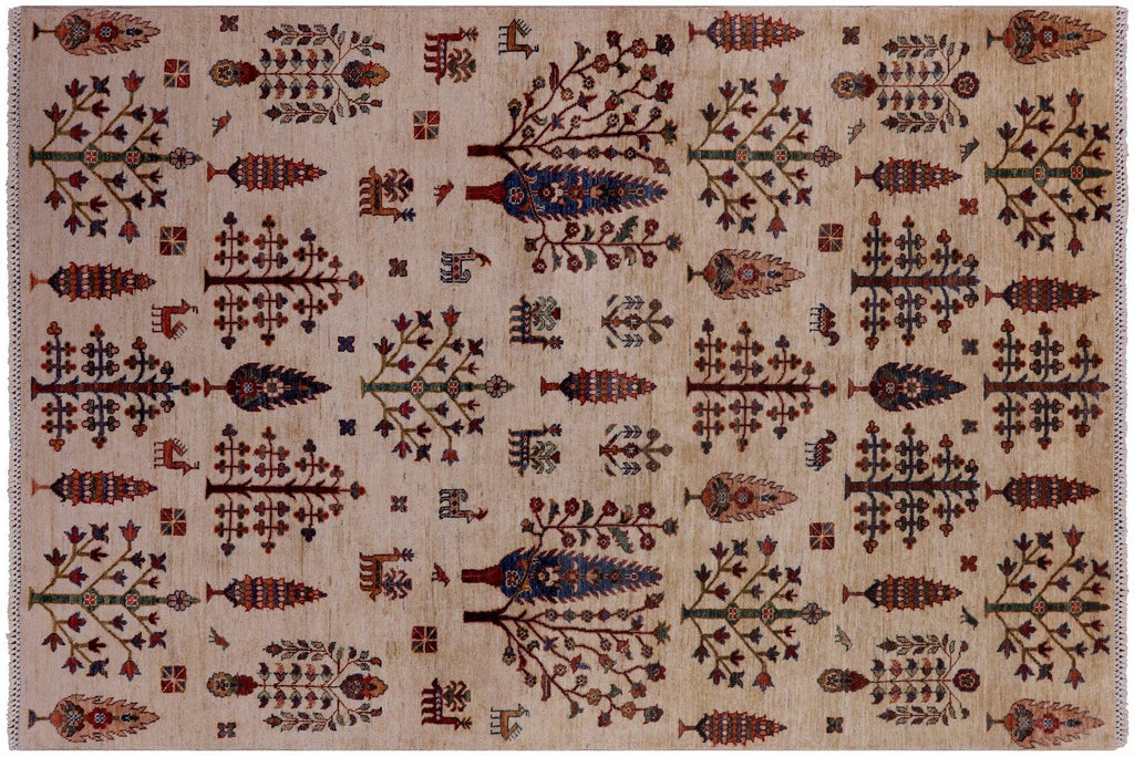 Tribal Persian Gabbeh Hand Knotted Rug - Manhattan Rugs