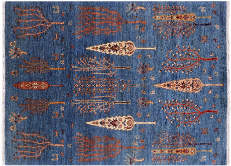 Tribal Persian Gabbeh Hand Knotted Rug - Manhattan Rugs