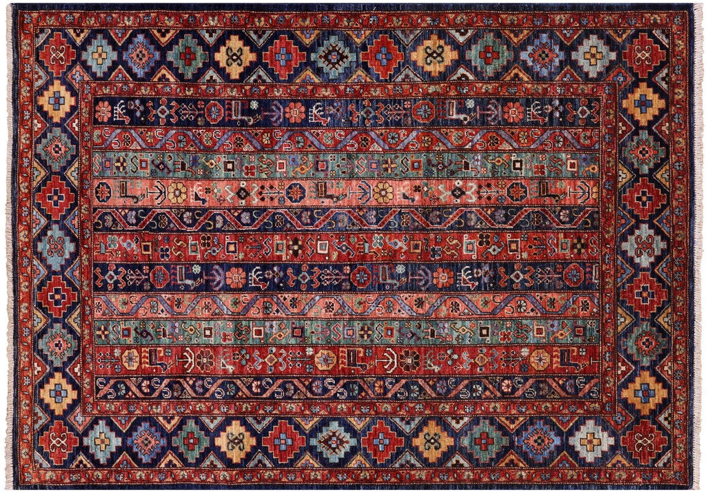 Persian Gabbeh Shall Hand Knotted Rug - Manhattan Rugs