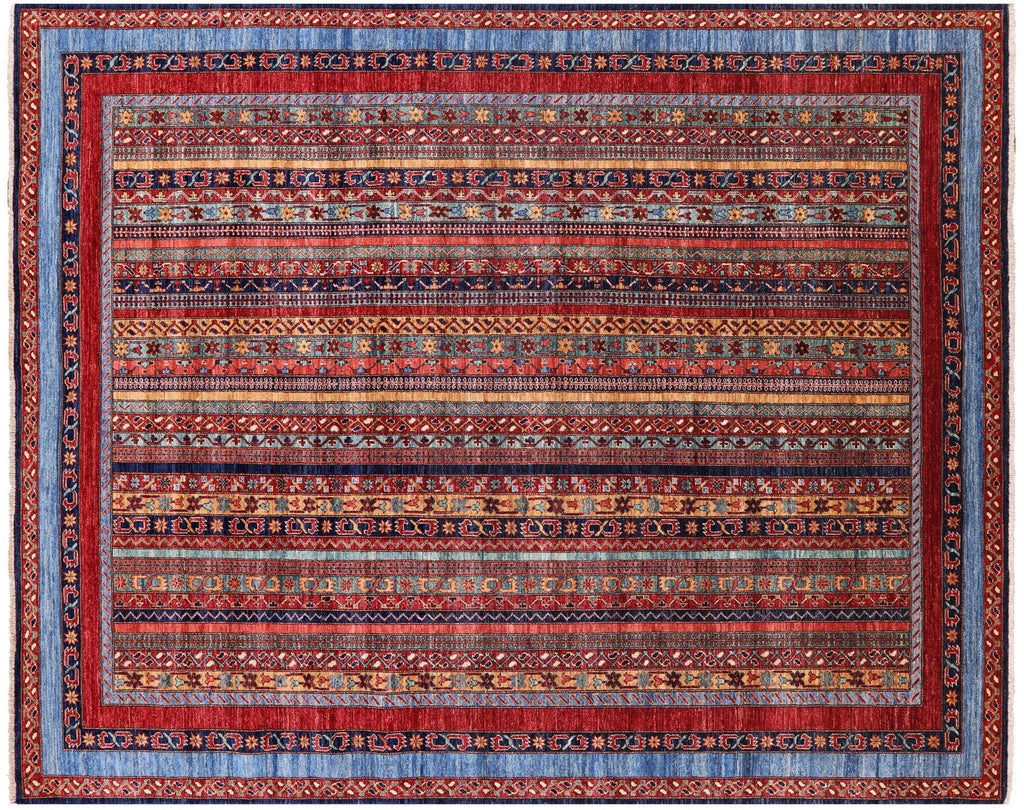 Hand-Knotted Persian Gabbeh Shall Wool Rug - Manhattan Rugs