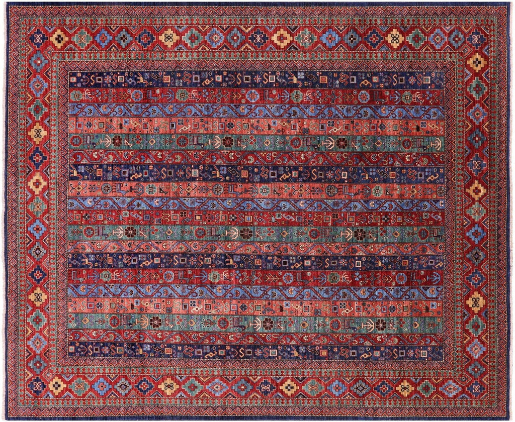 Persian Gabbeh Shall Hand Knotted Wool Rug - Manhattan Rugs