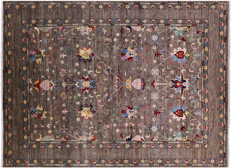 Persian Tabriz Hand-Knotted Wool Rug - Manhattan Rugs