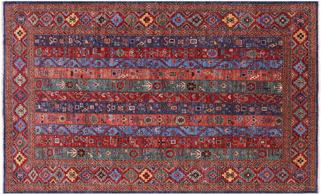 Shall Persian Gabbeh Hand-Knotted Rug - Manhattan Rugs
