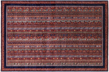 Persian Gabbeh Shall Hand Knotted Rug - Manhattan Rugs