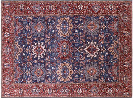Hand-Knotted Persian Fine Serapi Wool Rug - Manhattan Rugs
