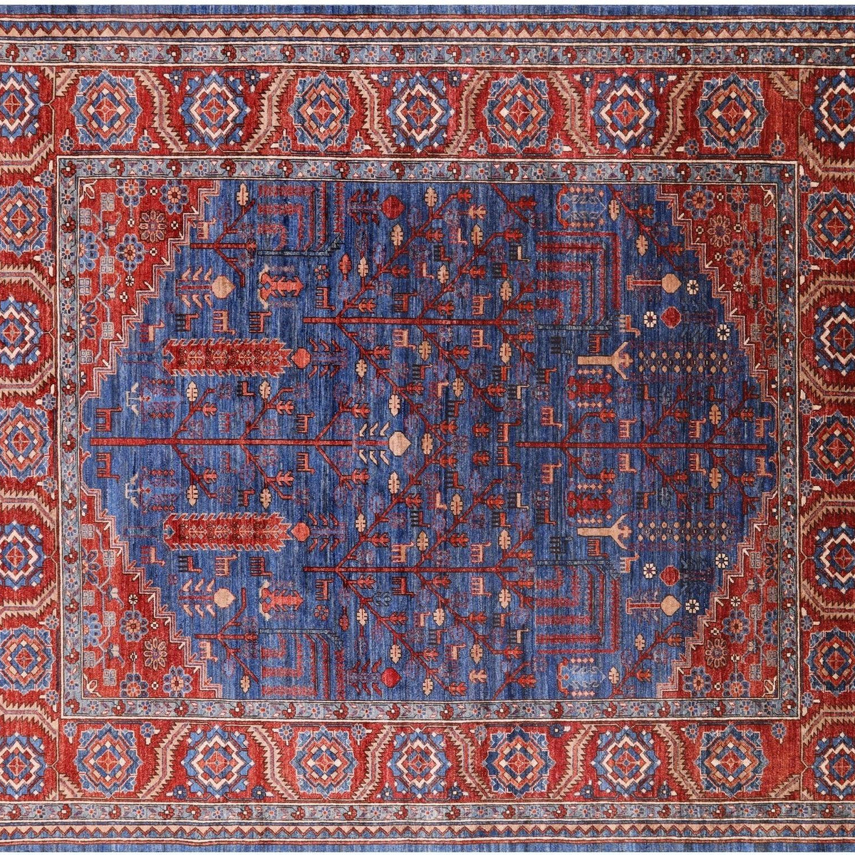 Hand-Knotted Persian Fine Serapi Rug 8' 2