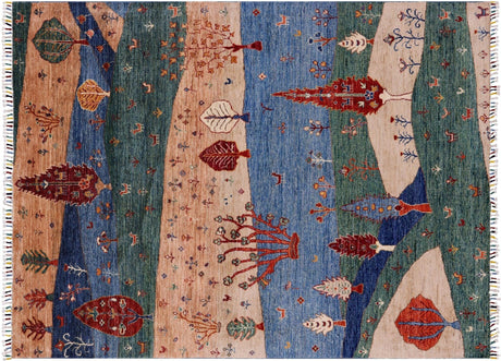 Tribal Persian Gabbeh Hand-Knotted Rug - Manhattan Rugs