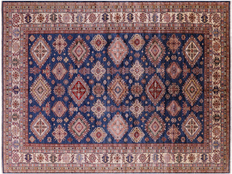 Hand Knotted Super Kazak Wool Rug - Manhattan Rugs