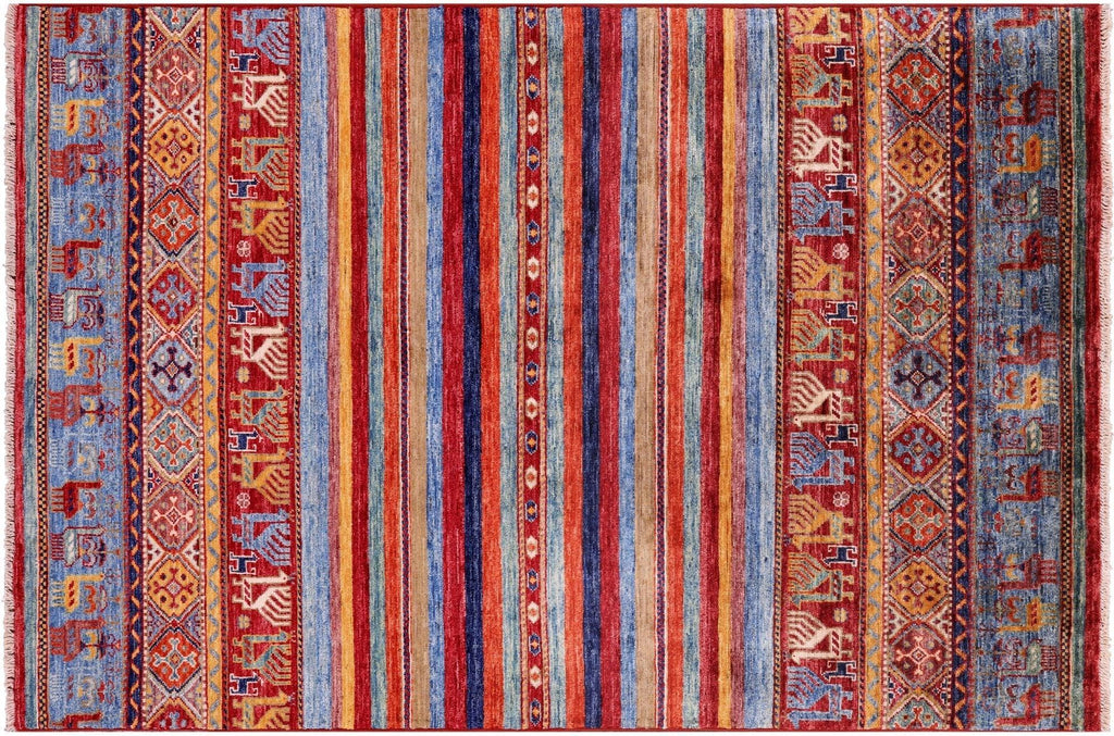Persian Gabbeh Tribal Hand Knotted Rug - Manhattan Rugs