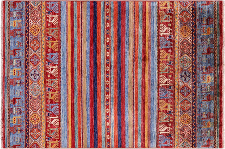 Persian Gabbeh Tribal Hand Knotted Rug - Manhattan Rugs