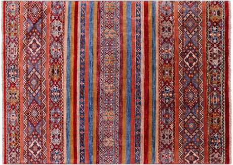 Hand-Knotted Super Kazak Khorjin Rug - Manhattan Rugs