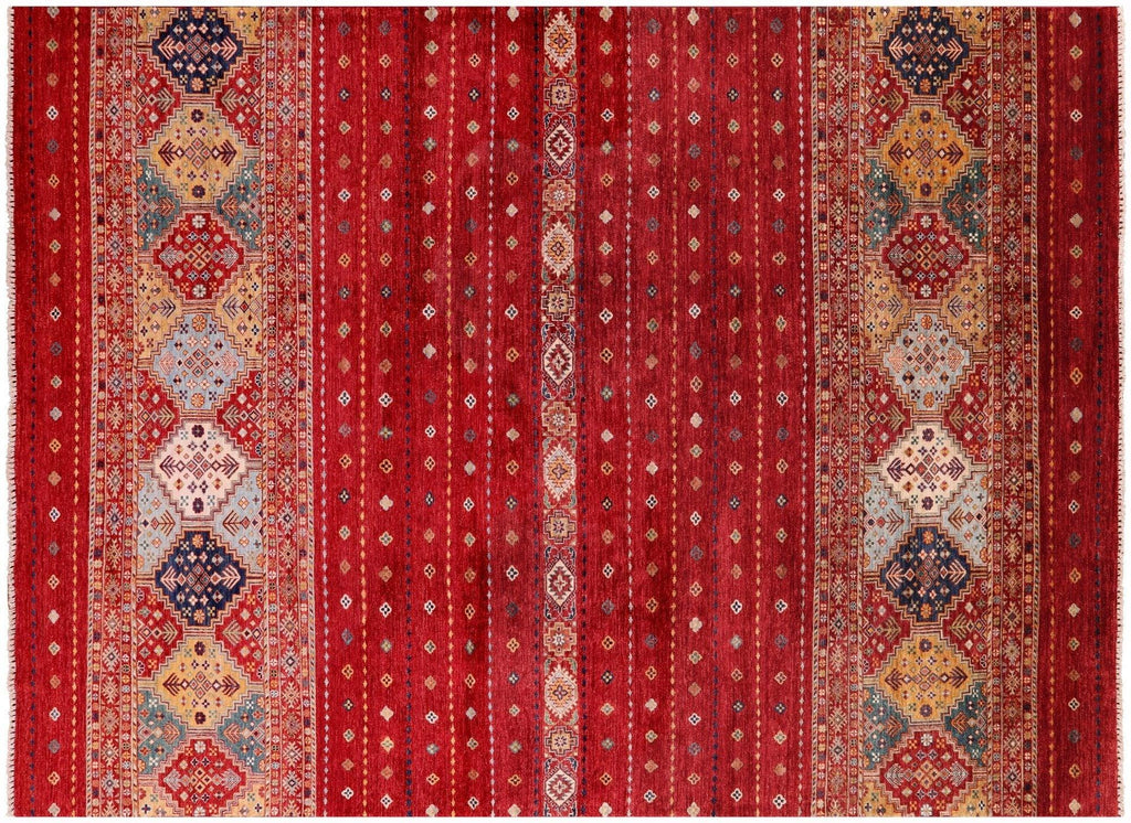 Khorjin Super Kazak Hand-Knotted Wool Rug - Manhattan Rugs