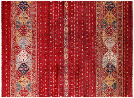 Khorjin Super Kazak Hand-Knotted Wool Rug - Manhattan Rugs