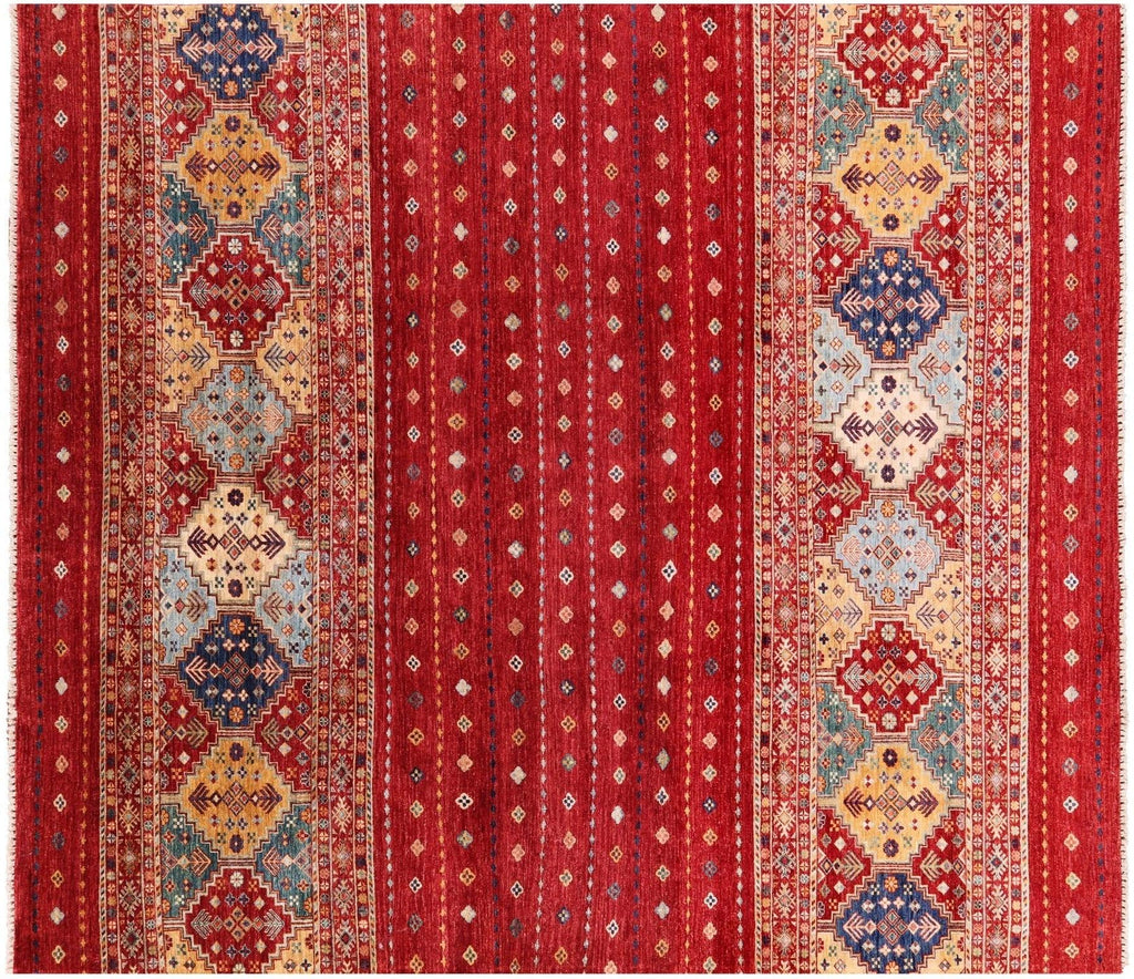 Khorjin Super Kazak Hand-Knotted Wool Rug - Manhattan Rugs