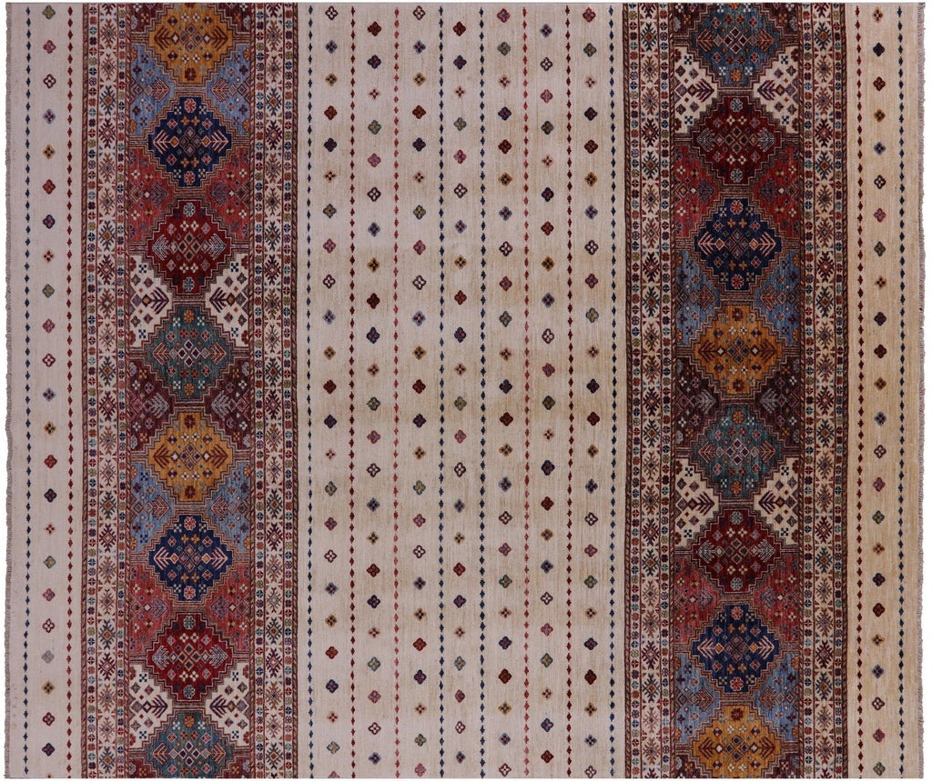 Handmade Khorjin Super Kazak Wool Rug - Manhattan Rugs