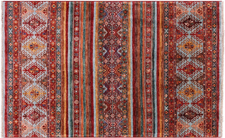 Handmade Khorjin Super Kazak Wool Rug - Manhattan Rugs