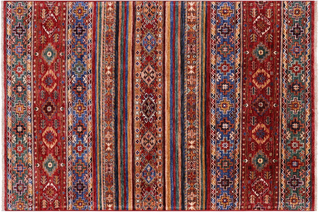 Super Kazak Khorjin Hand Knotted Rug - Manhattan Rugs