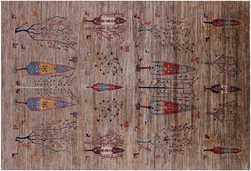 Tribal Persian Gabbeh Hand Knotted Rug - Manhattan Rugs