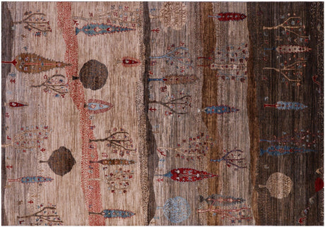 Persian Gabbeh Tribal Handmade Rug - Manhattan Rugs