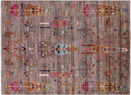 Tribal Persian Gabbeh Hand Knotted Rug - Manhattan Rugs